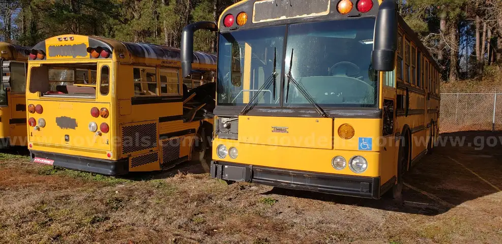 Lot of Junk/Scrap School Buses (12 Total)