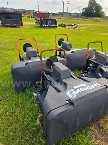 LOT OF 4 SALT DOGG TAILGATE SAND SPREADERS