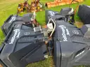 LOT OF 4 SALT DOGG TAILGATE SAND SPREADERS