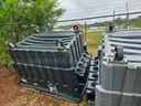 Lot of 4 Cu. Yd. Dumpsters w/ Casters (Approx 5)
