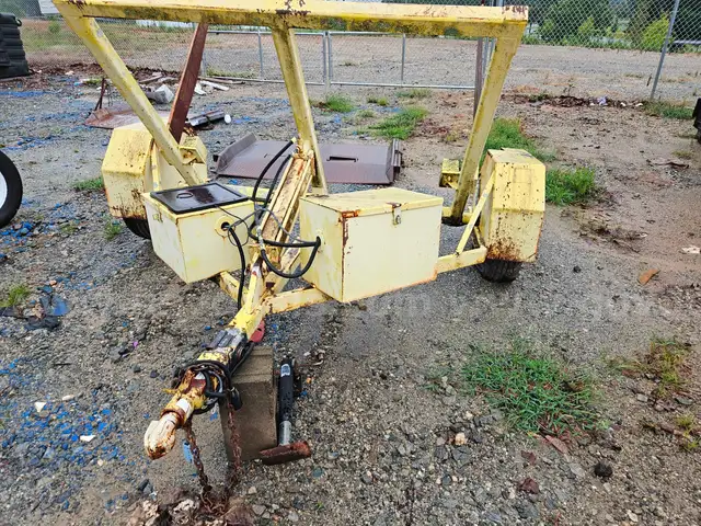 Yellow Dumpster Trailer