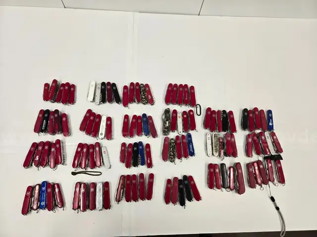 Lot of Large Swiss Army Knives (Approx 110)
