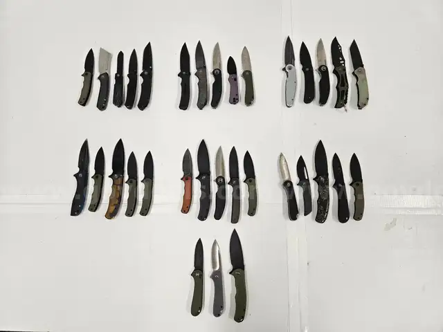 Lot of Crescent and Civivi Knives (Approx 33)