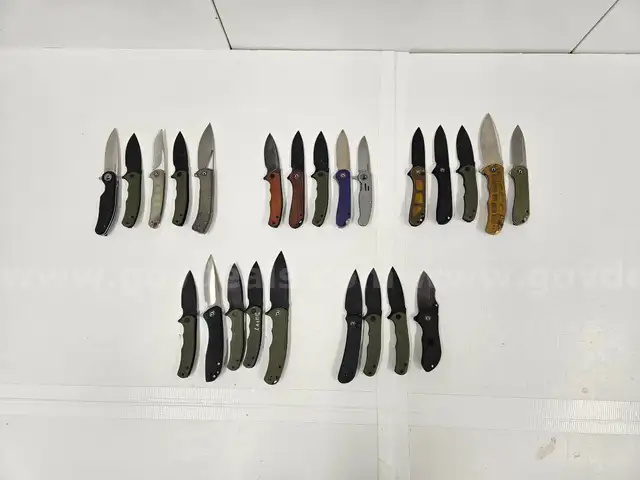 Lot of Crescent and Civivi Knives (Approx 24)