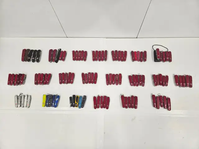 Lot of Large Swiss Army Knives (Approx 105)