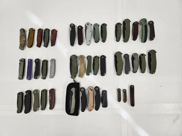 Lot of Crescent and Civivi Knives (Approx 43)