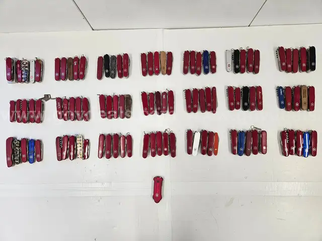 Lot of Large Swiss Knives (Approx 106)