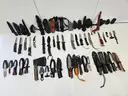 Lot of Misc. Straight Edge and Folding Knives (Approx 63)
