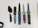 Lot of Misc. Straight Edge and Folding Knives (Approx 63)