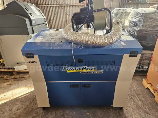 LaserPro Laser Engraver w/Central Machinery Dust Collector