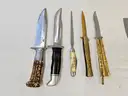 Lot of Misc. Straight Edge and Folding Knives (Approx 73)