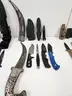 Lot of Misc. Straight Edge and Folding Knives (Approx 73)