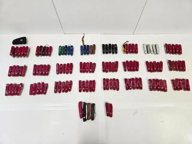 Lot of Large Swiss Knives (Approx 126)