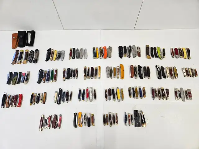 Lot of Buck, Case, Old Timer Knives and Multi-Tools (Approx 136)