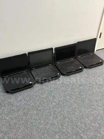 Lot of (6) Dell Latitude Rugged Laptops