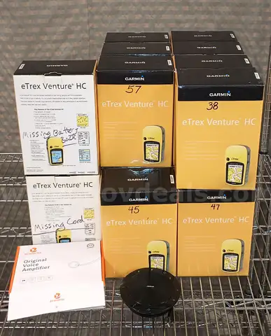 Lot of Garmin GPS, Speaker, Voice Amplifier