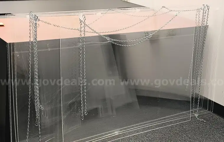 Lot of 9 Plexiglass Screens