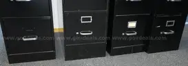 Lot of Vertical File Cabinets