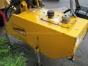 Boom flail mower for Trackless sidewalk tractor.