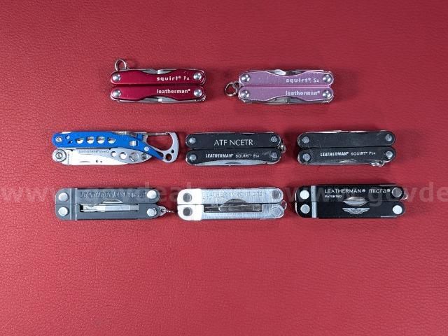 8 Leatherman Mini Multi-Tools/PRE-OWNED/DS17603/94470/TSA