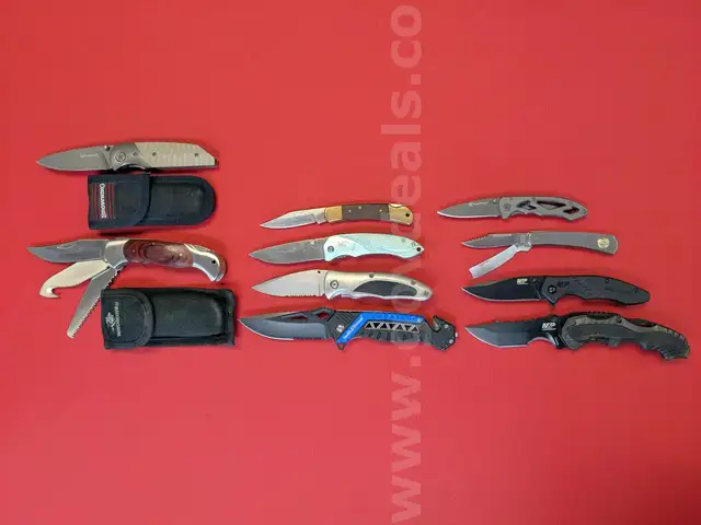 10 Smith &#x26; Wesson-Gun Maker Knives/PRE-OWNED/DS17950/96129/TSA
