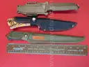 7 Fixed Blade Knives with Sheaths/PRE-OWNED/DS17950/96128/TSA