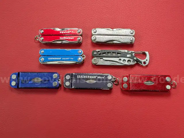 7 Leatherman Mini Multi-Tools/PRE-OWNED/DS17961/96195/TSA