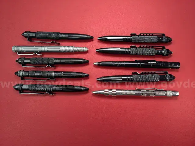 10 Tactical Pens/PRE-OWNED/DS17965/96216/TSA