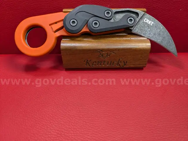 CRKT Provoke Orange Kinematic Morphing Karambit Knife/PRE-OWNED/DS17978/96270/TSA