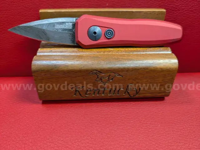 Kershaw Auto Launch 4 Damascus Knife/PRE-OWNED/DS17983/96282/TSA