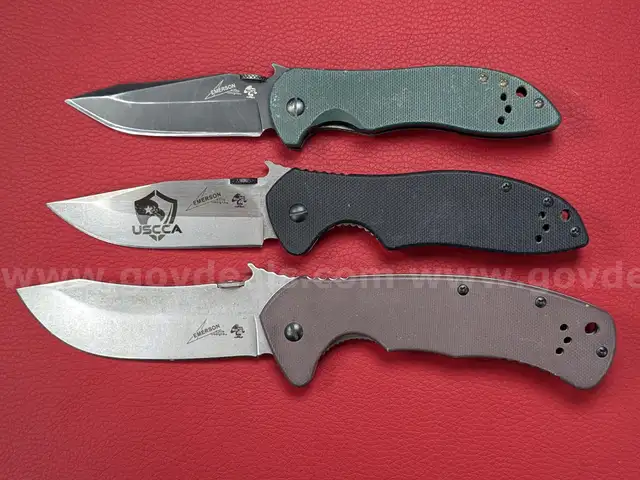 3 Kershaw Emerson Knives/PRE-OWNED/DS17989/96344/TSA