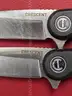 2 Crescent 5CR15MOV Knives/PRE-OWNED/DS18022/96557/TSA
