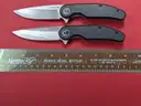 2 Crescent 5CR15MOV Knives/PRE-OWNED/DS18022/96557/TSA