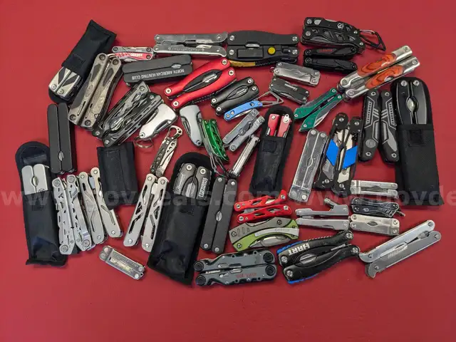 13.8 Pound Lot of Various Brand Multi-Tools/PRE-OWNED/DS18025/96571/TSA