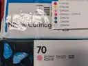 10 HP 70 Ink Cartridges/PRE-OWNED/DS17872/995720/DSP