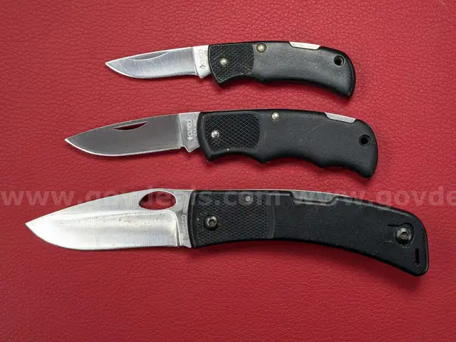 3 Cutco USA Folding Knives/PRE-OWNED/DS18033/96599/TSA