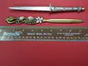 2 Decorative Letter Openers/PRE-OWNED/DS18033/96592/TSA