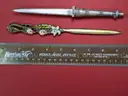 2 Decorative Letter Openers/PRE-OWNED/DS18033/96592/TSA