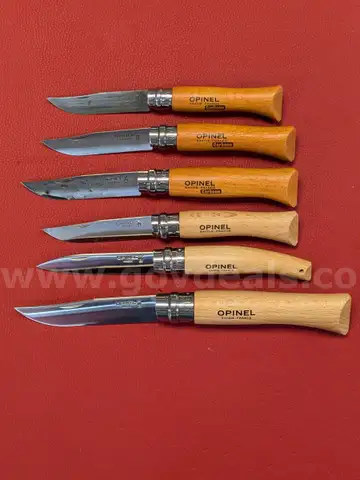 6 Opinel Knives/PRE-OWNED/DS18036/96603/TSA
