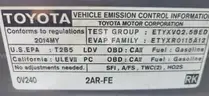 2014 TOYOTA CAMRY/DS18016/96539/KSP/SP6861
