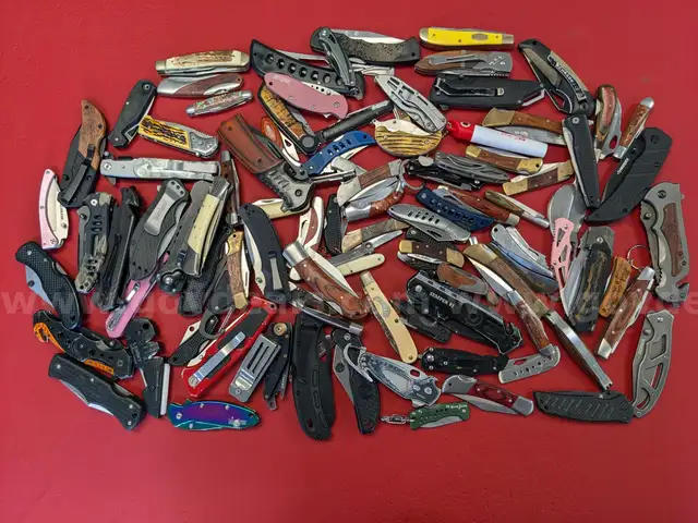 13.8 Pound Lot of Various Brand Knives/PRE-OWNED/DS18038/96612/TSA