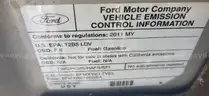 2011 FORD TAURUS/DS18020/96639/KSP/SP6713