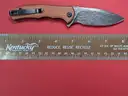 Civivi Mini Praxis Damascus Style Knife/PRE-OWNED/DS18042/96657/TSA
