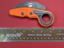 CRKT Provoke Orange Kinematic Morphing Karambit Knife/PRE-OWNED/DS18042/96653/TSA