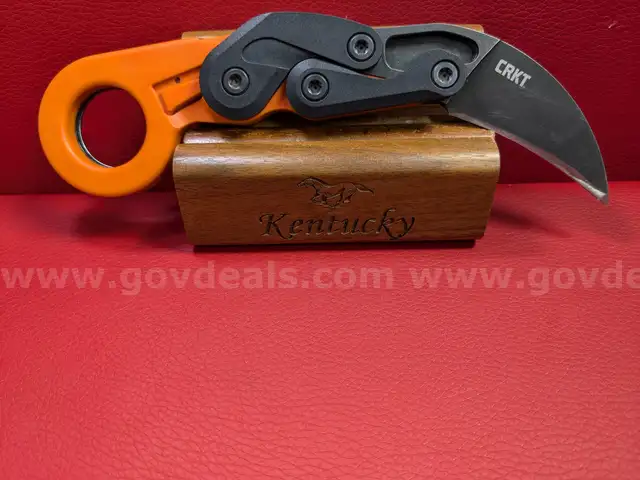 CRKT Provoke Orange Kinematic Morphing Karambit Knife/PRE-OWNED/DS18042/96653/TSA