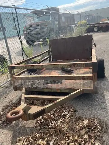 Metal Trailer 5&#x2019;x7&#x2019; with pintle hitch/DS18002/96467/DMA/OFFSITE
