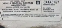 2007 CHEVY MALIBU LS/DS18043/96672/FLEET/KB1599