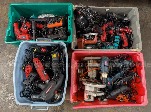 354 Pound Lot of Various Brand Corded Power Tools/PRE-OWNED/DS18060/96738/TSA
