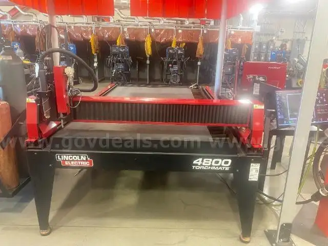 LINCOLN ELECTRIC TORCHMATE 4800 CNC PLASMA CUTTER/OFFSITE/DS#18040/96747/KDE