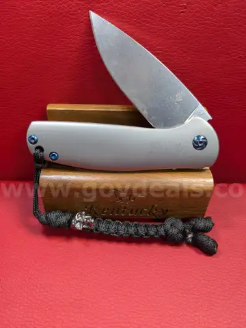 *Discontinued Kizer Laconico Gemini Titanium S35VN Knife/PRE-OWNED/DS18061/96744/TSA